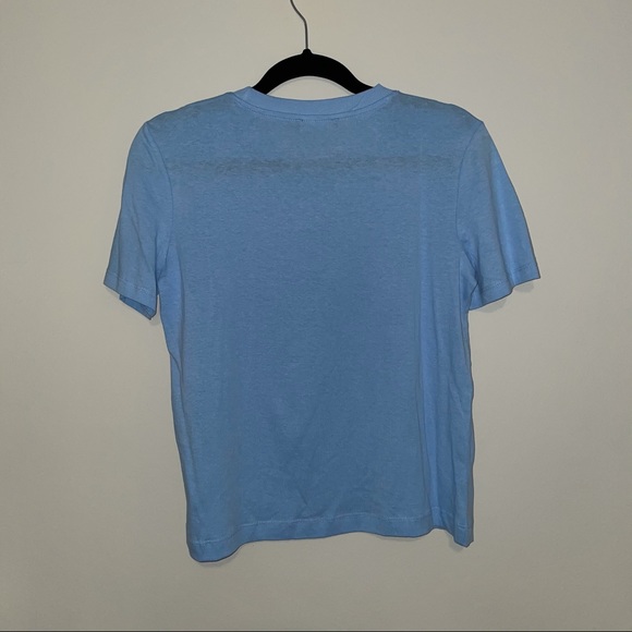 NWOT Zara Sky Blue Tee - Picture 3 of 3
